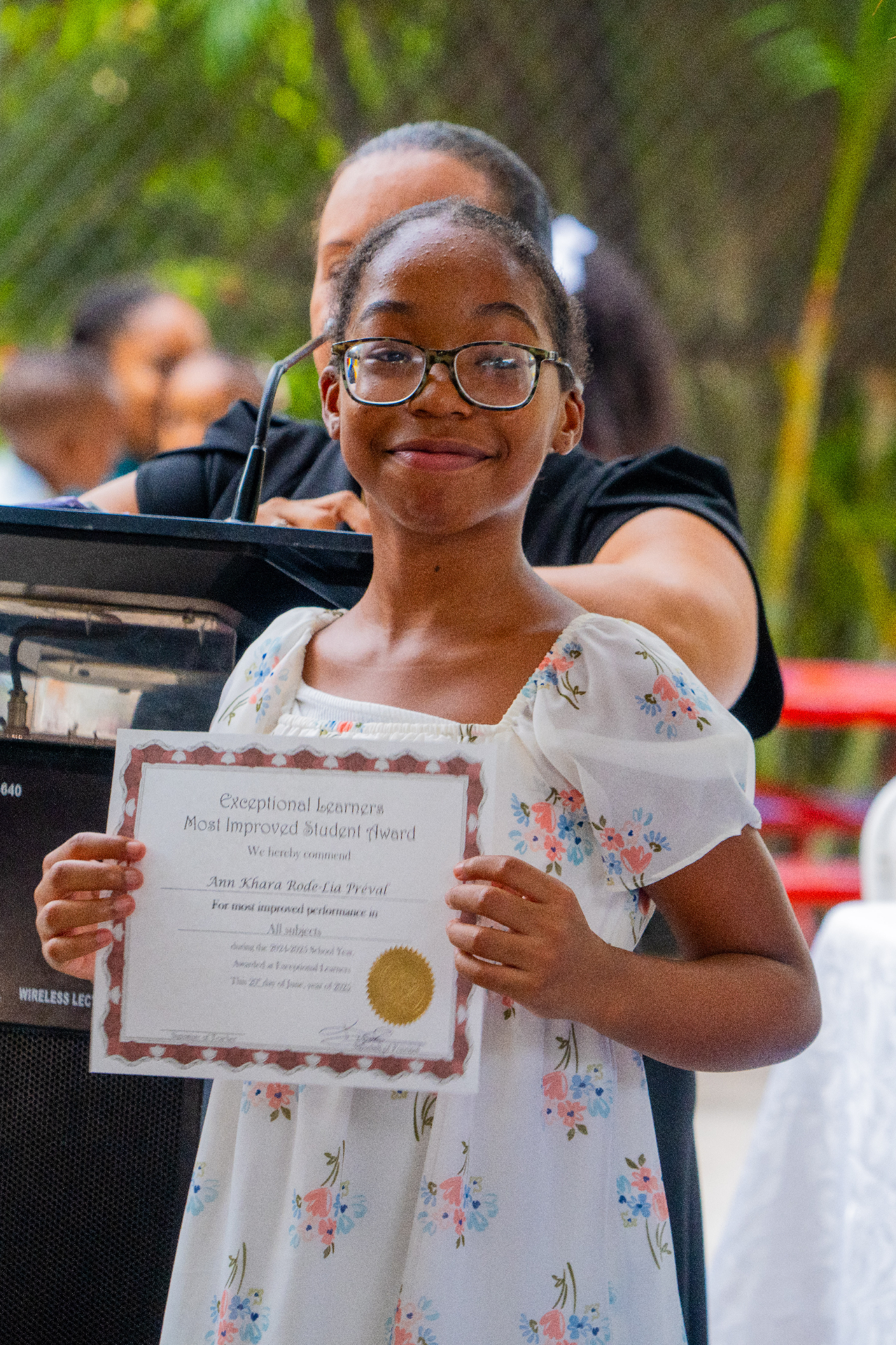 Student with Most Improved Award for All Subjects